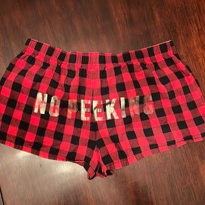 PINK sleeper shorts/loungewear